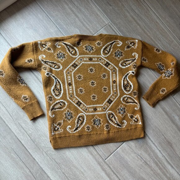 Madewell Mustard Yellow Oversized Knit Sweater | Women’s XXS - Picture 6 of 6